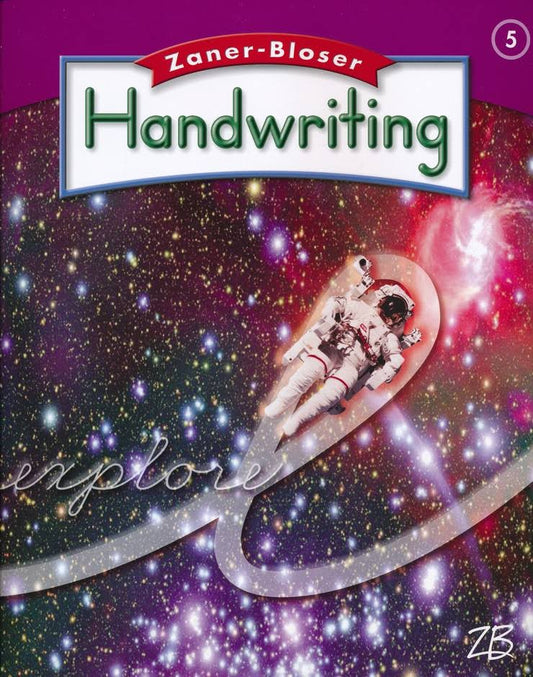 Zaner-Bloser Handwriting Grade 5 Home School Bundle - Student Edition/Practice Masters (2012 Edition) MMY0_X5AUY34