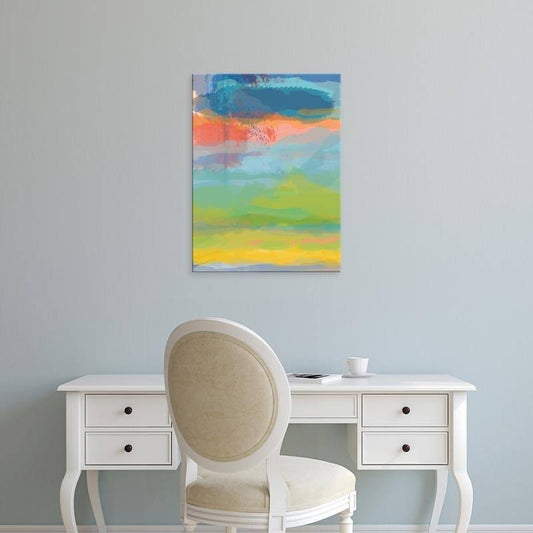 Easy Art Prints Jan Weisss Coral Sky Premium Canvas Art - 32 x 24 - Stretched Canvas VRI2_I9ONV56