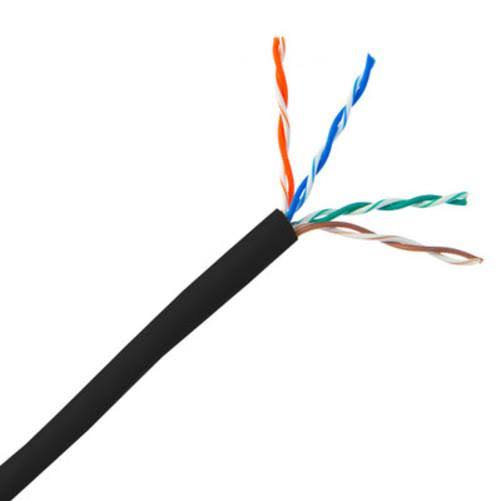 Cat5e Ethernet Cable, Stranded Copper, Black, Pullbox 1000ft GST2_U1WDQ75