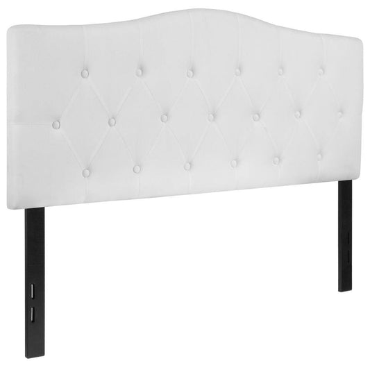 Carnegy Avenue White Full Headboard Panel Design STR2_Y9YKI74