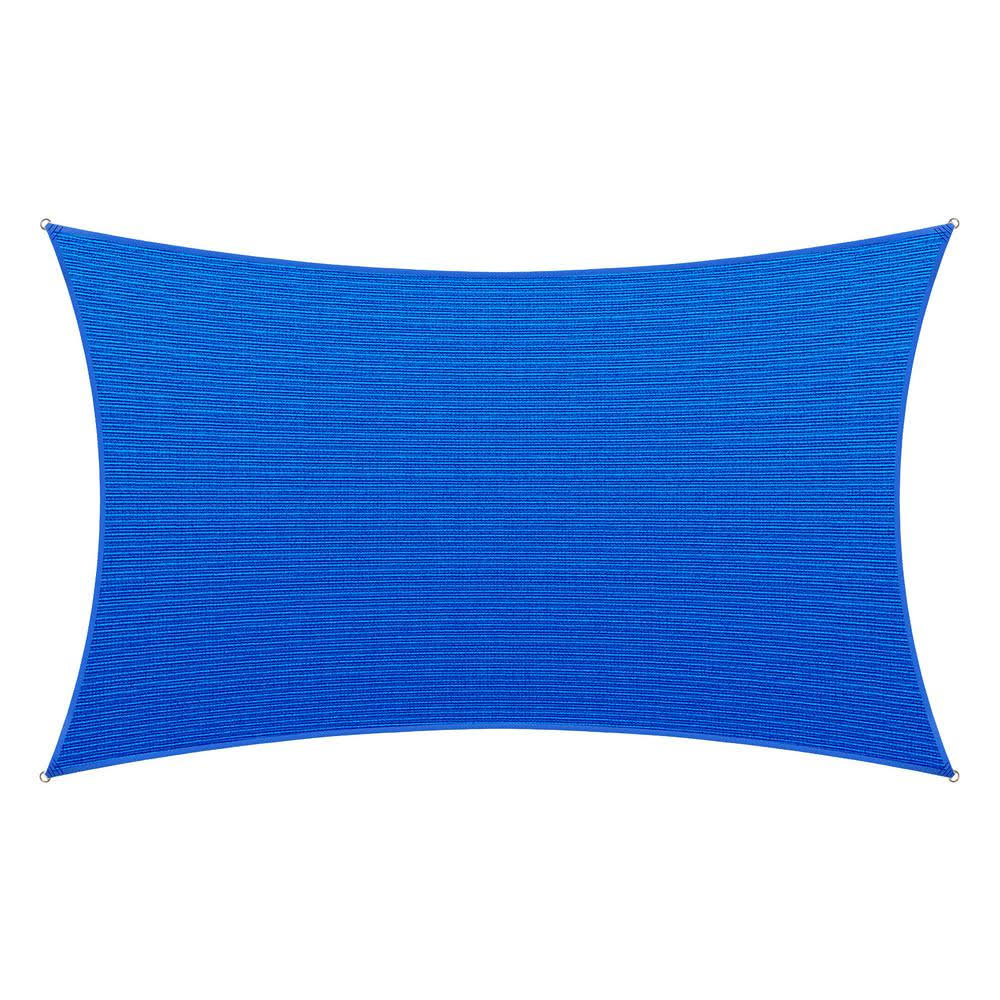 Amgo 16 ft. x 20 ft. Blue Rectangle Shade Sail XVW7_T3EBF05