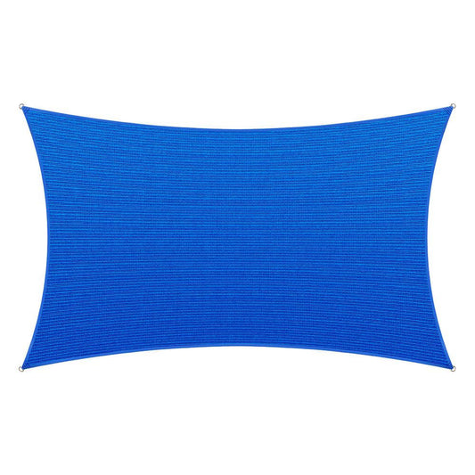 Amgo 16 ft. x 20 ft. Blue Rectangle Shade Sail XVW7_T3EBF05