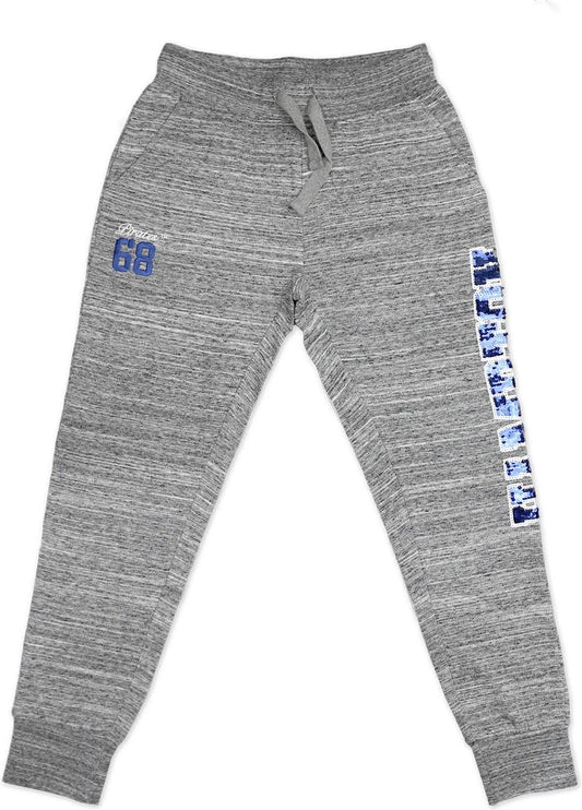 Big Boy Hampton Pirates Ladies Jogger Sweatpants [Grey - 2XL] RBX0_X3PLI65