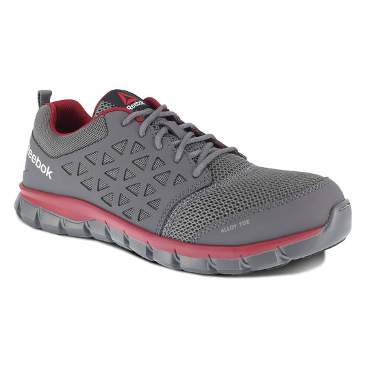 Reebok Mens Sublite Cushion Work Shoes - Alloy Toe GRA7_I5CFA64