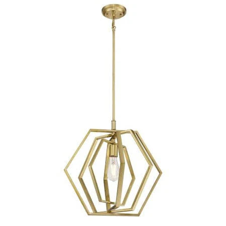 Wrought Studio Ashton 1-Light Geometric Pendant LPA6_V3OJT15