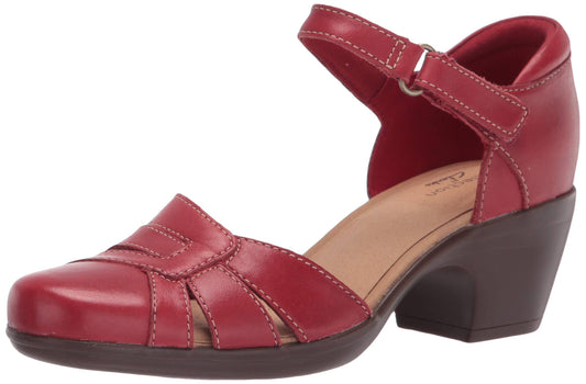 Clarks Emily Daisy 8 Womens Red OZS9_S7SAQ79