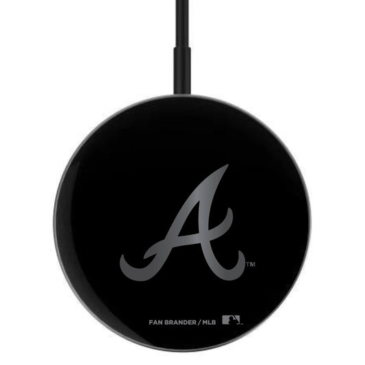 Atlanta Braves MagSafe Compatible Wireless Charger - Black DYH8_N3XAE57