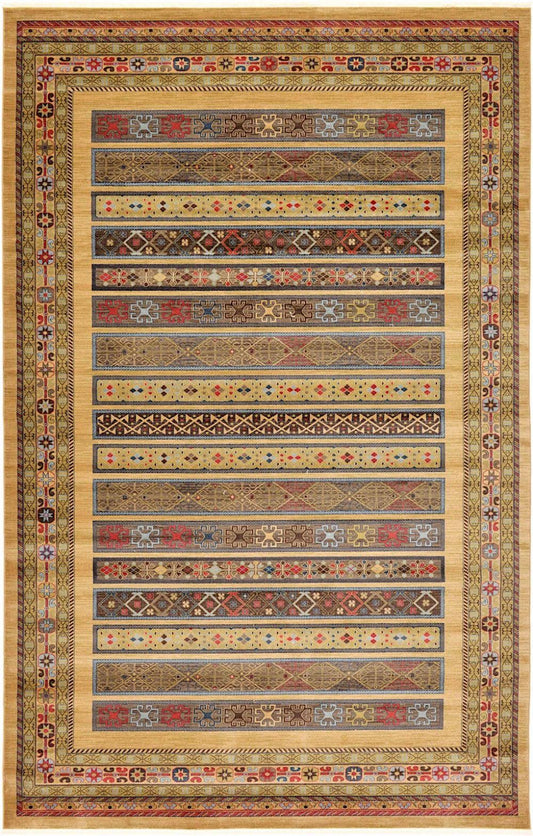 RugPal Frederica Contemporary Area Rug Collection 10&6x22x16&5x22 in Beige Color UDA5_L6GJX10