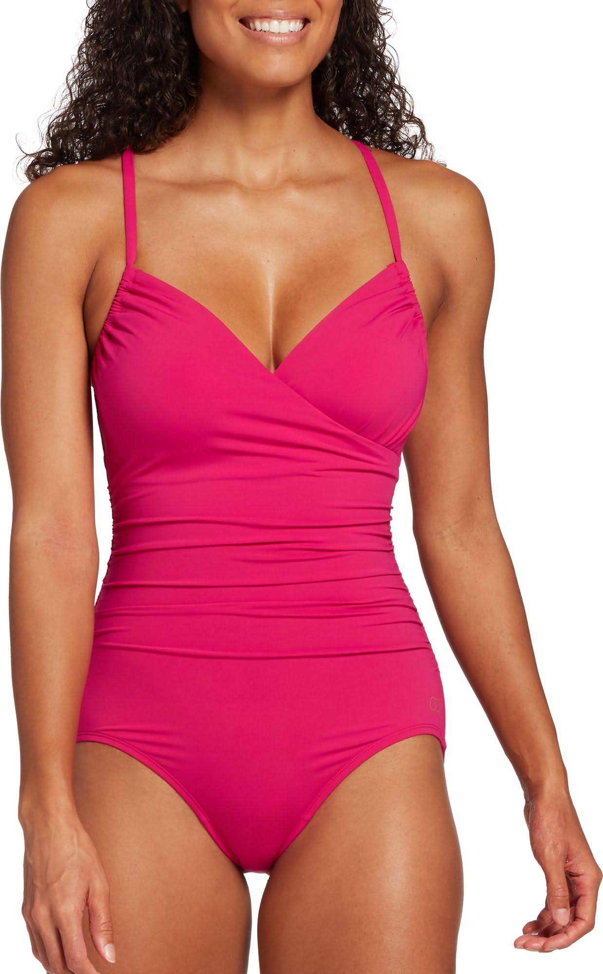 Calia by Carrie Underwood Womens Ruched One Piece Swimsuit, Size: 16 UYM7_L4XBX22