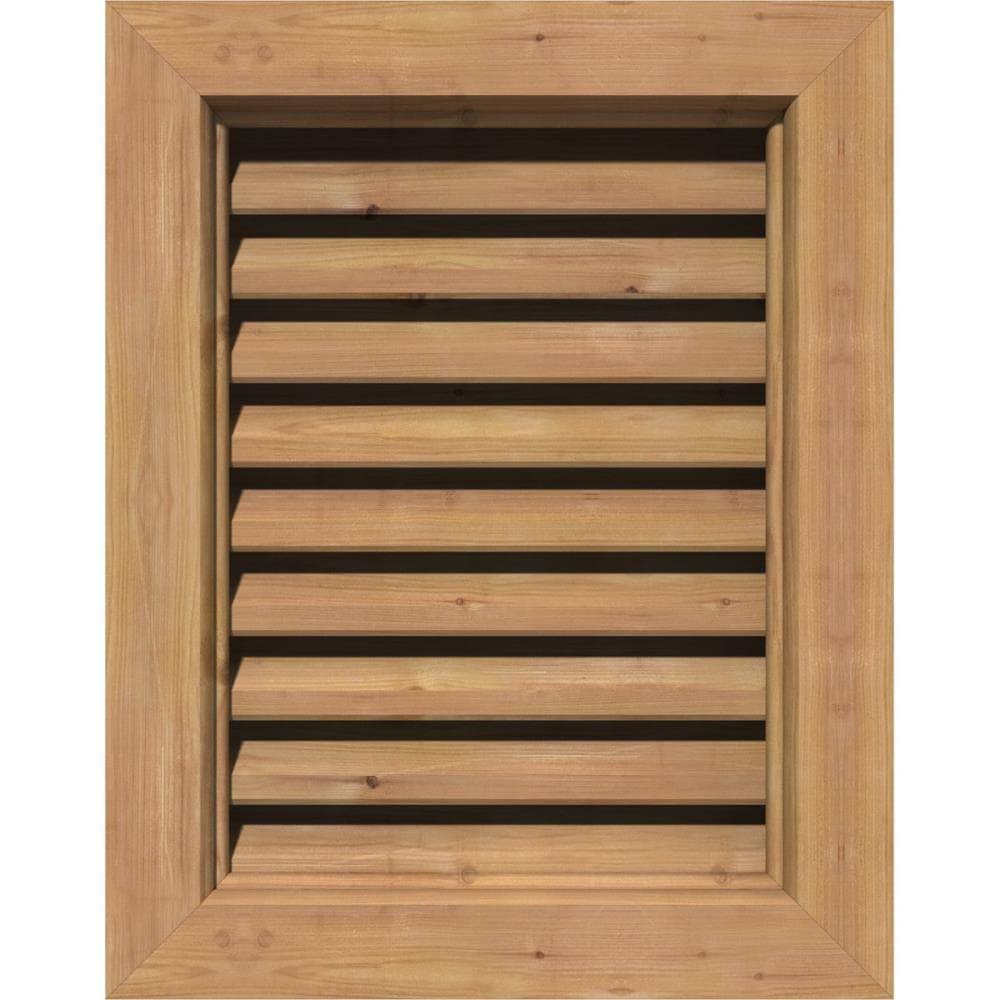 Ekena Millwork GVWVE30X2000SFUWR 30x22W x 20x22H Vertical Gable Vent (35x22W x 25x22H Frame Size): Unfinished, Functional, Smoot UXK4_D4ENO32