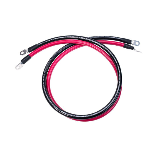 Spartan Power SP-20FT1/0CBL38 20 Foot 1/0 AWG Battery Cable Set with 3/8x22 Ring ISO1_L2AQP59