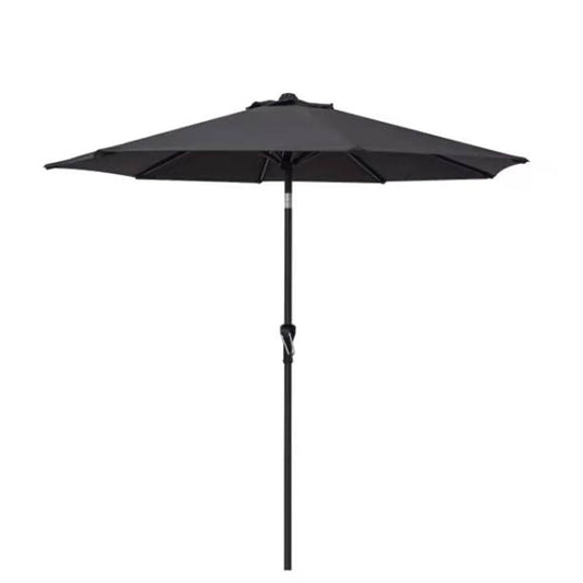 7-1/2 ft Outdoor Marketing Patio Umbrella Crank and Tilt Grey TGI3_C3WTX10