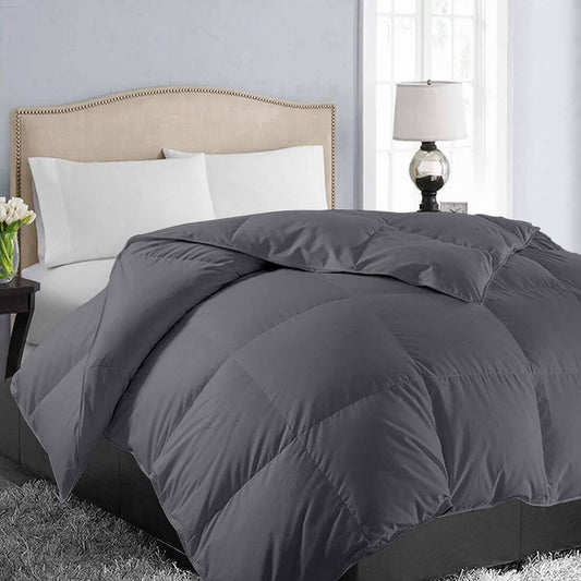 EASELAND All Season Queen/Full Soft Quilted Down Alternative Comforter Hotel Collection Reversible Duvet Insert with Corner Tab, NKI0_Q7OEC49