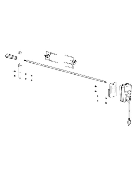 Rotisserie Kit for Artisan 26-inch Grills - Artisan... QLH0_C2HNL27