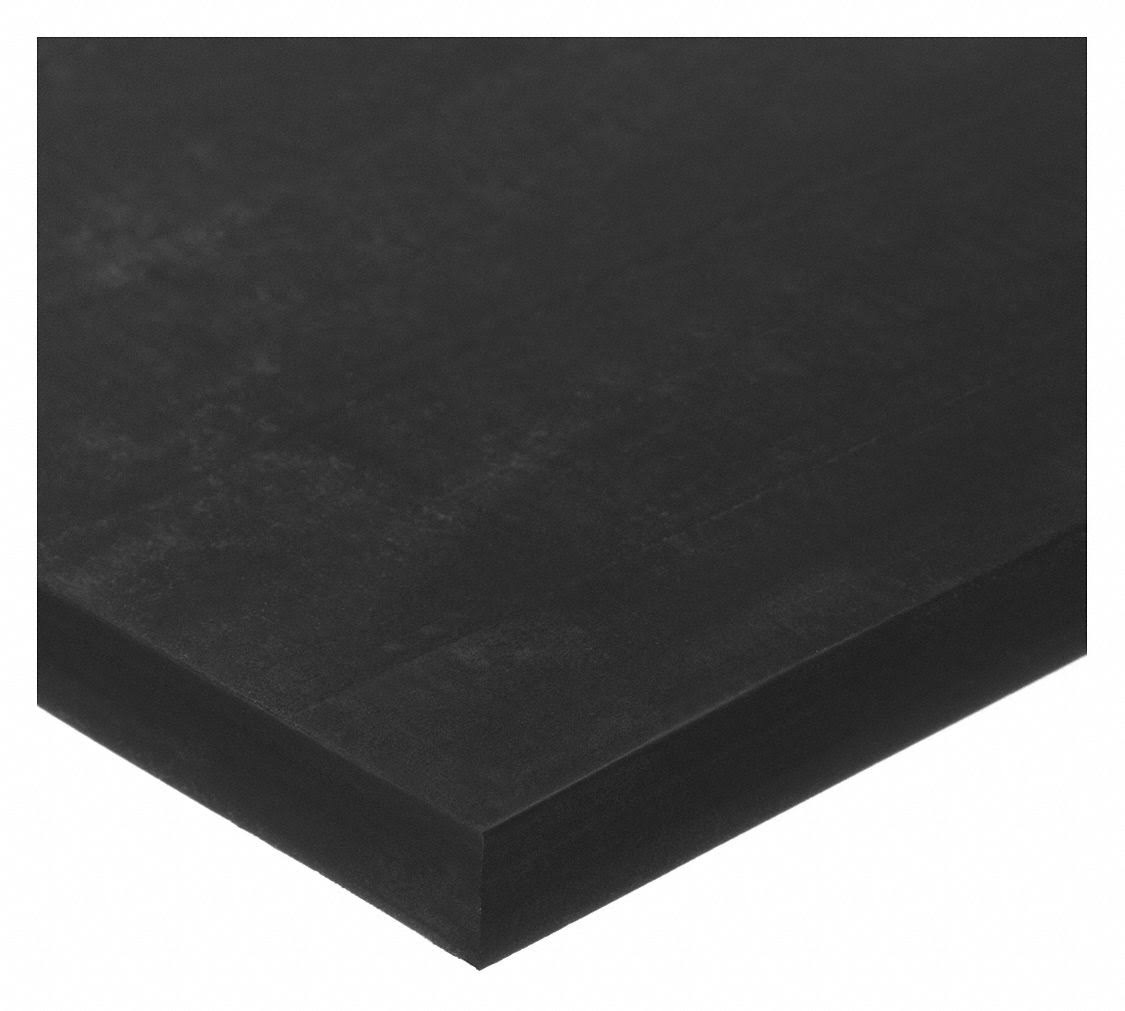 USA Sealing High Strength Neoprene Rubber Sheet with Acrylic Adhesive - 40A - 3/8x22 Thick x 18x22 Wide x 18x22 Long AUF1_M3REL40