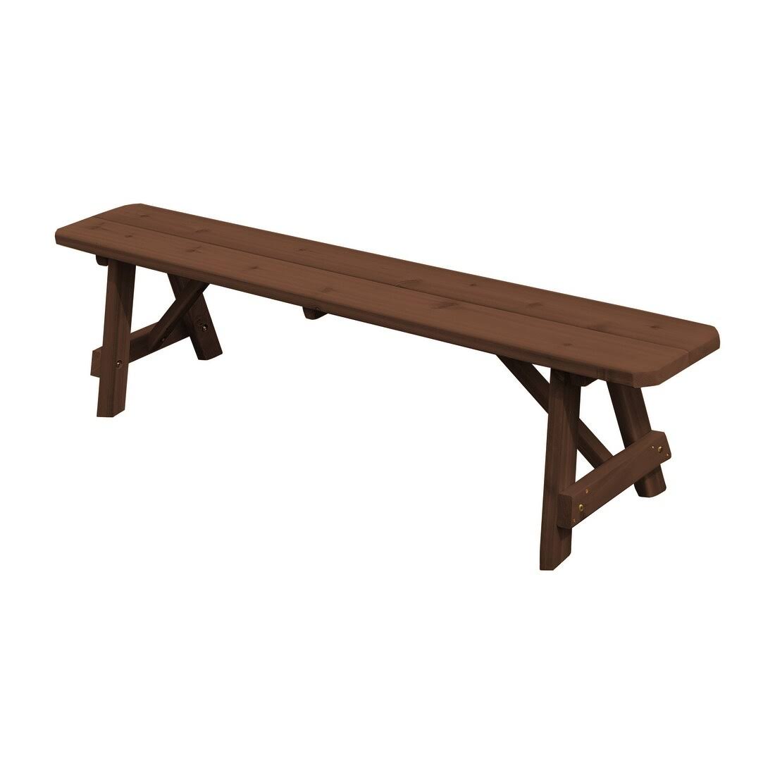 Cedar 8 Traditional Bench - Mushroom Stain EGQ9_X6SQS75