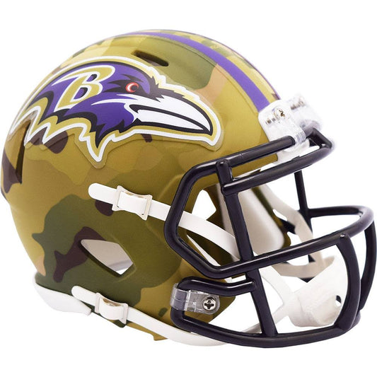 Riddell Mini Speed Baltimore Ravens Helmet Camo 2020 from SE Sports Memorabilia.com IPJ4_W1RUH92