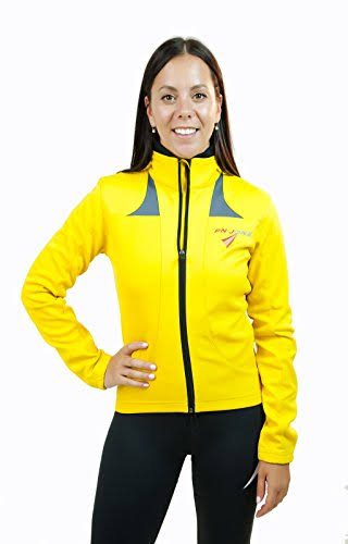 PN Jone SU-RS7Z-X62K Womens Zip-Up Winter Cycling Jacket Yellow - Extra Large HJV8_M8TIB98