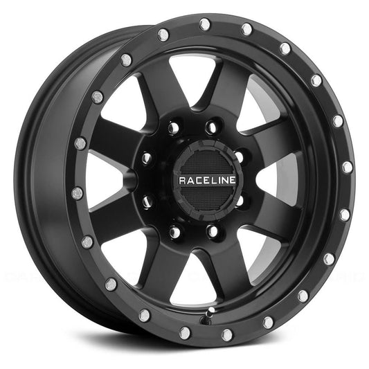 Raceline 935B-68055-00 - 935B Defender Series 16x22 Matte Black Wheel IFY1_Q2CHU89