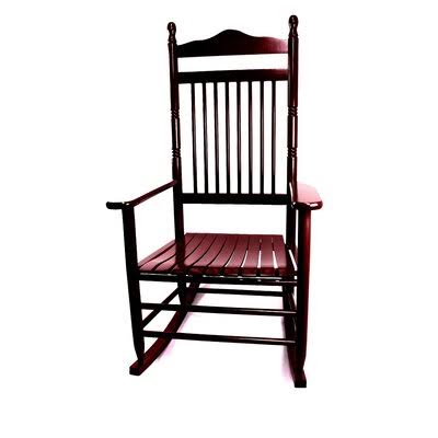 Pelkey Rocking Chair Gracie Oaks Color: Cranberry XCL2_W9FLR58