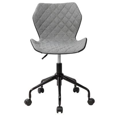 Wrought Studio Warminster Task Chair Upholstery Color: Gray TJK6_I1YNU87