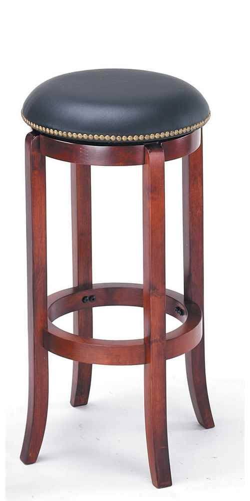 ADF 29-inch Swivel Bar Stool with Nailhead TRIM, Cherry MCV0_V4VBB09