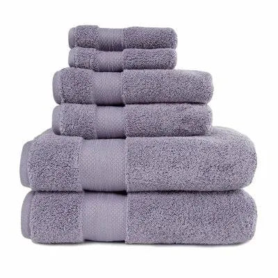 Patric 6 Piece Turkish Cotton Towel Set The Twillery Co. Color: Wisteria BLW6_X8RMT48