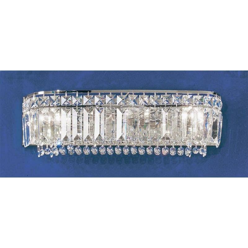 Classic Lighting 1624-CH-CP Chrome/Crystalique-Plus Ambassador 3 Light Vanity JCV1_A4KIU40