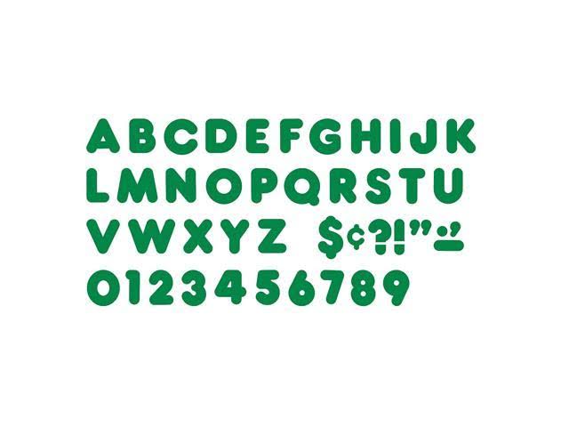 Trend Enterprises, Inc. T-1600BN Kelly Green 4x22 Casual UC Ready Letters, 6 Packs VJJ4_O8JLZ60