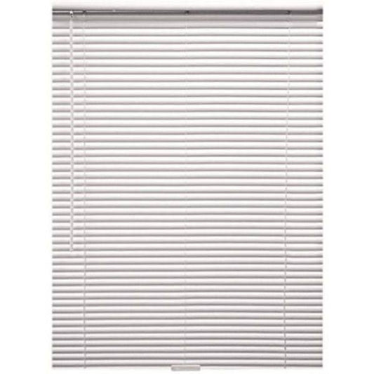 Designers Touch 10793478522712 White Cordless Room Darkening Aluminum Mini Blinds with 1 in. Slats 47 in. W x 72 in. L IQW0_Q0IOJ93