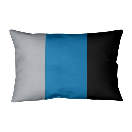 Detroit Detroit Football Stripes Pillow-Faux Suede - 20 x 14 - Rectangle - Zipper Closure - Medium - Removable Cover - Accent FIT7_D6RPC99