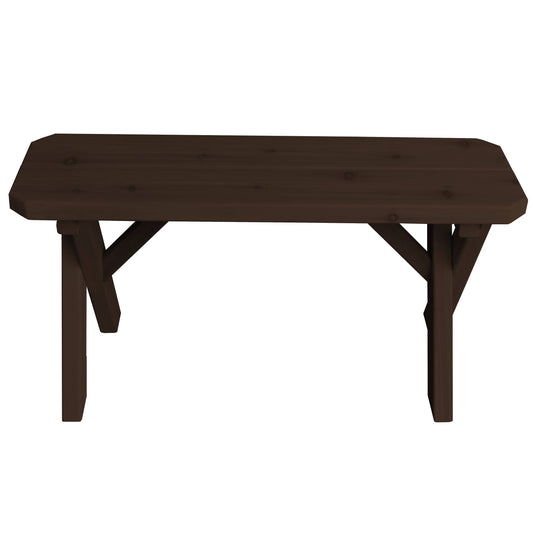 Cedar 2 Crossleg Bench - Walnut Stain AYV7_U1WWW17