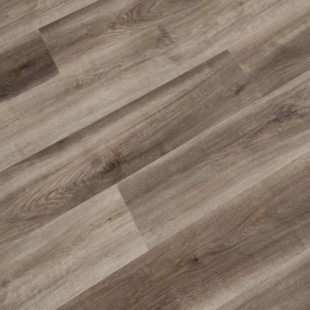 Dekorman Sample - Click Lock Luxury Vinyl Plank Color: Brown Oak RTC1_M8DQM95