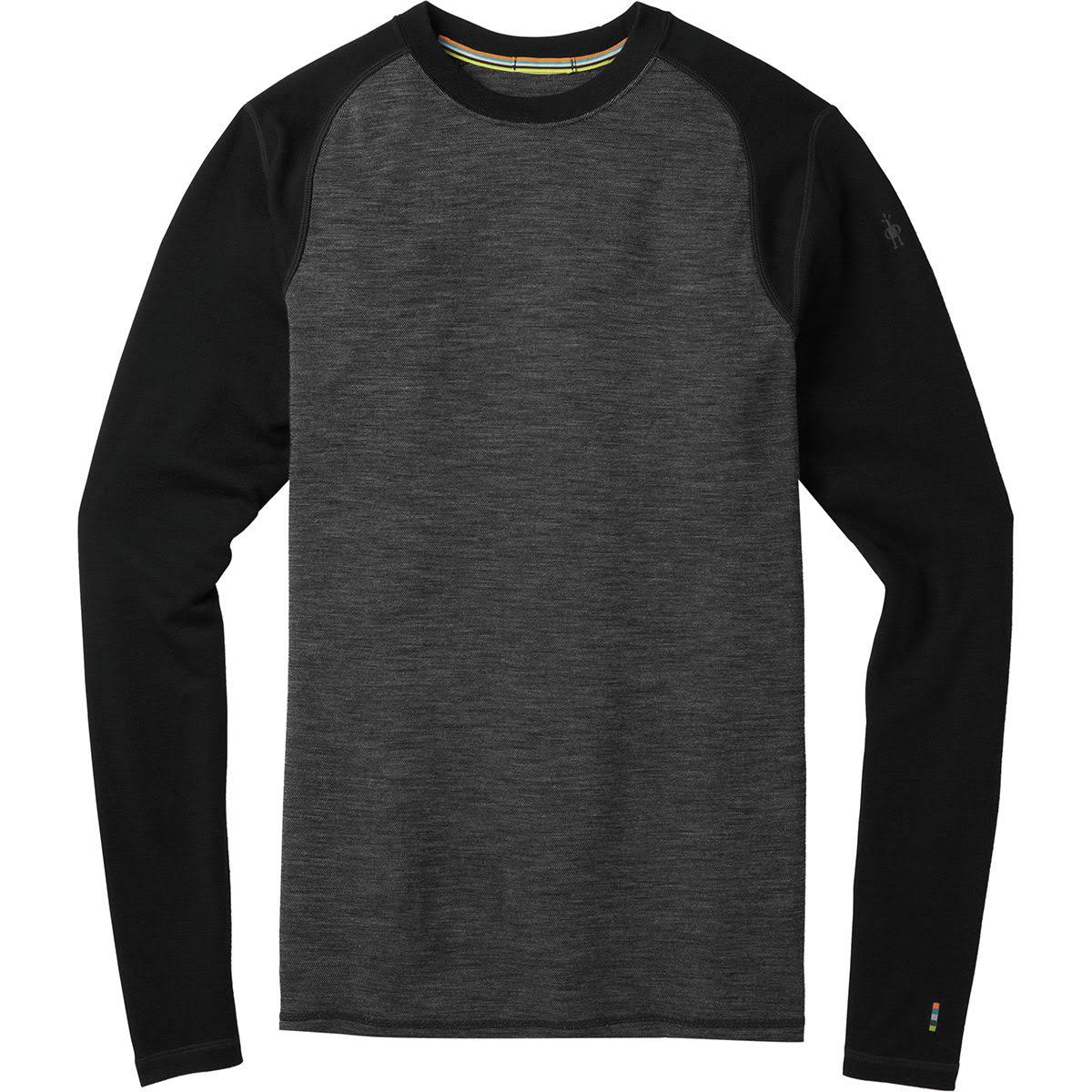 Smartwool Mens Merino 250 Baselayer Pattern Crew - Black/Black - XXL DZL6_S5MXA49