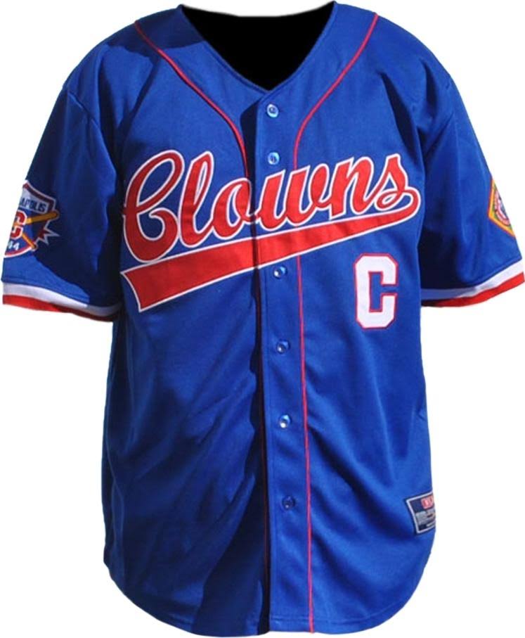 Big Boy Indianapolis Clowns Legends S3 Mens Baseball Jersey [Royal Blue - 2XL] ESA5_L7ZWV86