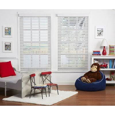 Room Darkening Dark Oak Venetian Blinds Dezario Blind Size: 29x22 W x 48x22 L ZNH7_I4ZFX79