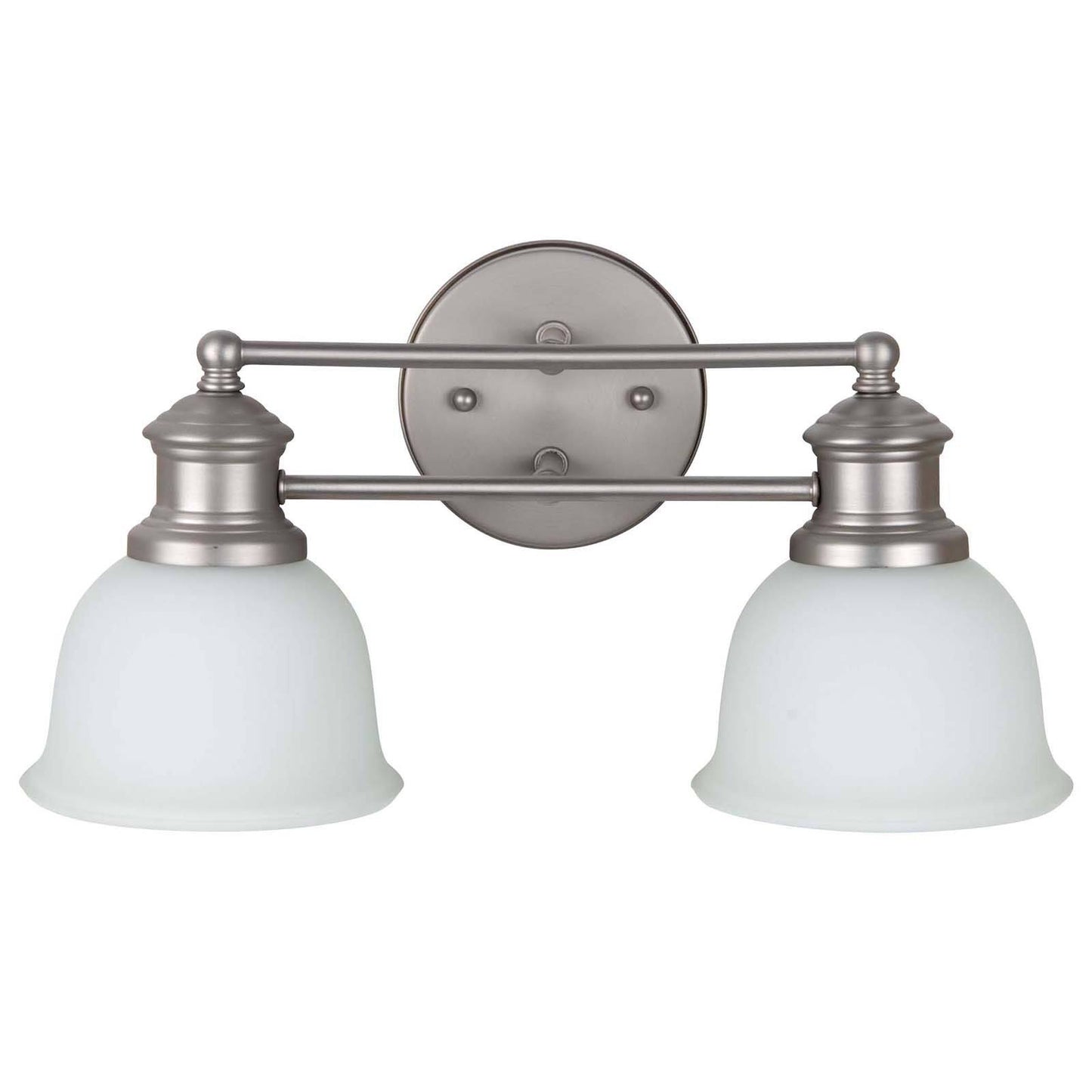 Craftmade Light Rail 2 Light Vanity - Brushed Satin Nickel - 19812BN2-WG MRD9_U6KWM42