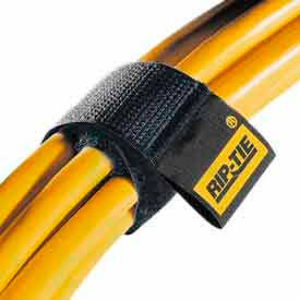 Rip-Tie, 1x22 x 6x22 CableWrap, H-06-100-BK, Black, 100 Pack XLI2_W9HAJ03