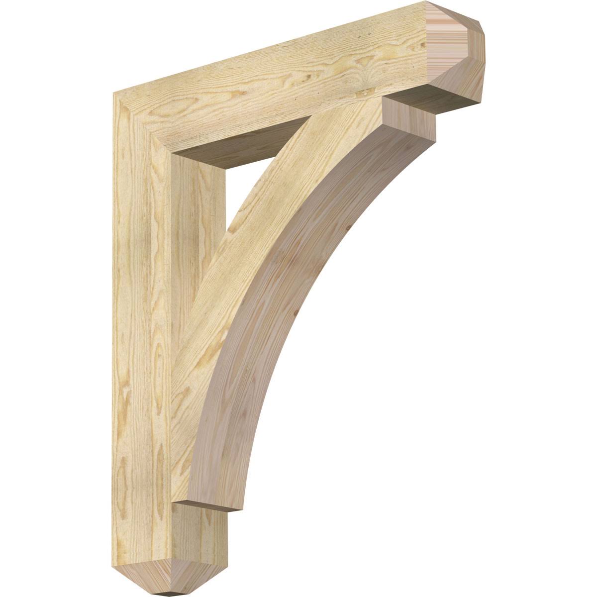 6x22W x 32x22D x 38x22H Thorton Craftsman Rough Sawn BRACKET, Douglas Fir BAU8_Q6UTD31